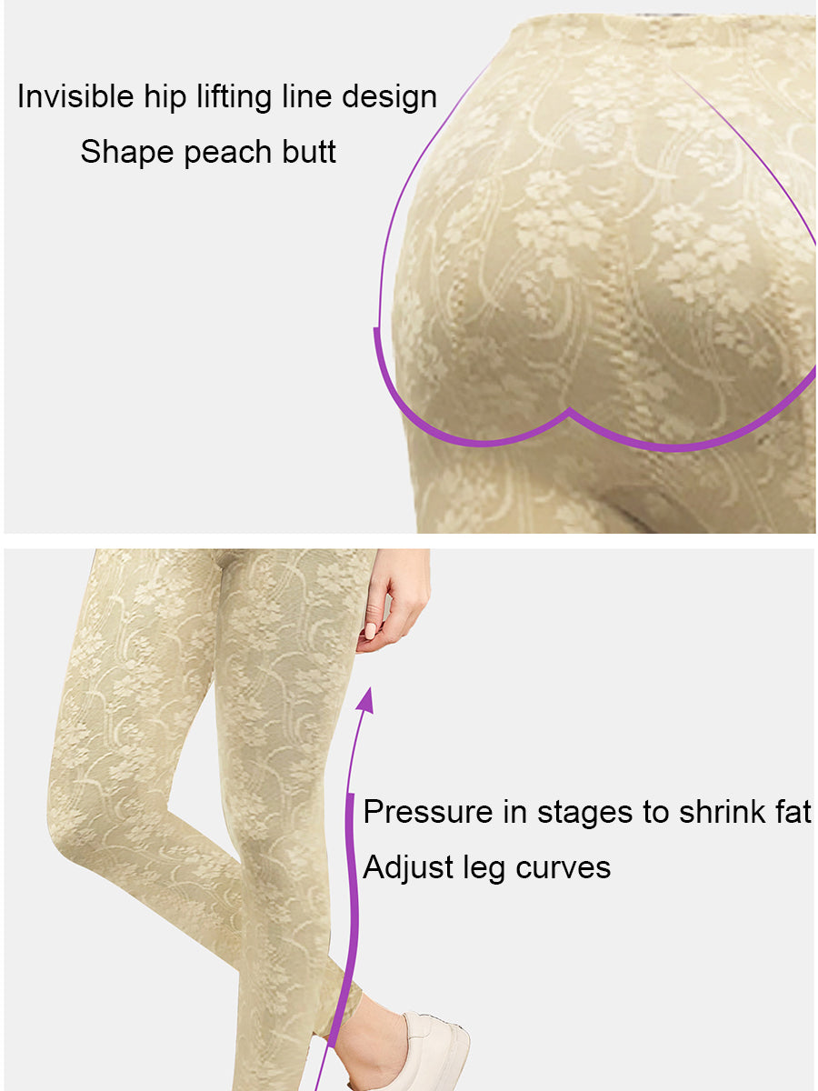 High Waist Lace Legging (Get A Free Pair Of Foot Carving)